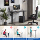 Vidateco Electric Height Adjustable Standing Sit Stand Desk Black