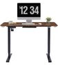 Vidateco Electric Height Adjustable Standing Desk, Brown