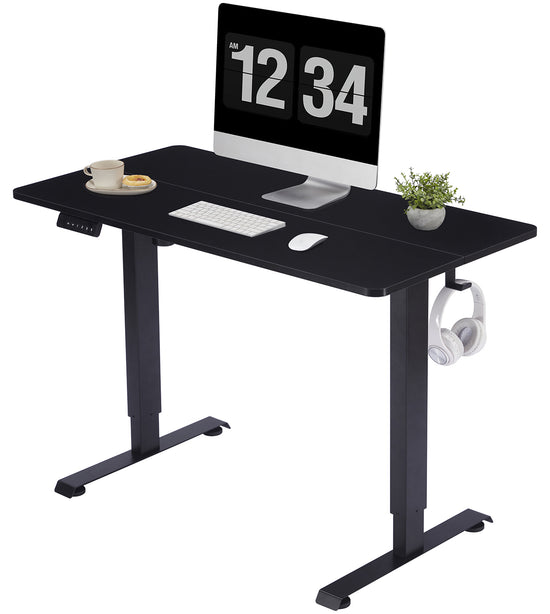 Vidateco Electric Height Adjustable Standing Desk, 47 X 24 inch Black